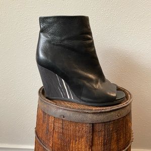 AllSaints Black leather heels
